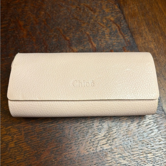 Chloé CH0099S 003 Red Gold Aviator Oversized Sunglasses main image 6